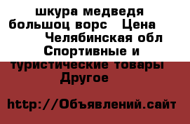 шкура медведя  большоц ворс › Цена ­ 8 000 - Челябинская обл. Спортивные и туристические товары » Другое   